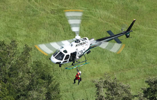 Airbus H125 helicopter owned by Seminole County Sheriff’s Office.