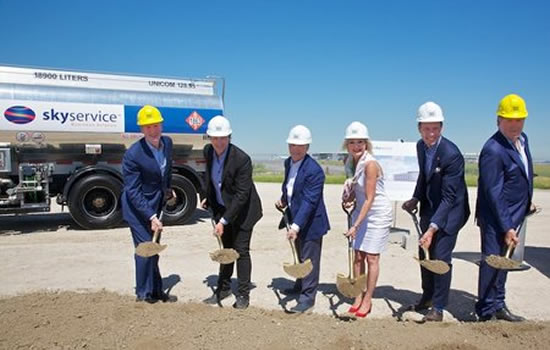 Skyservice breaks ground on second Toronto FBO