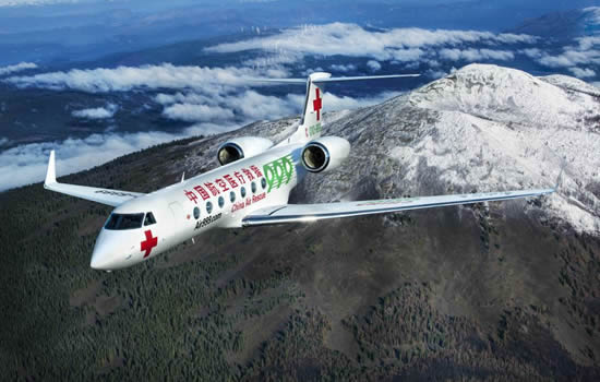 Modified G550 delivered to Beijing Red Cross Emergency Medical Center for disaster relief and air rescue services