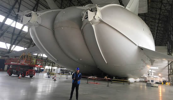 Howard Guy with Airlander