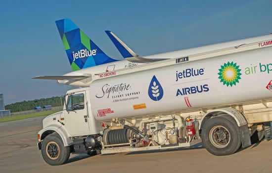 Airbus delivers first aircraft from Mobile powered by sustainable jet fuel blend