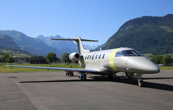 The aircraft - serial number 111 - is the first of four Super Versatile Jets destined for future operation at Jetfly.