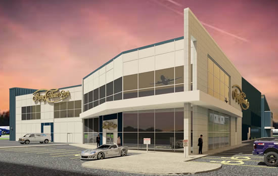 Rendering of Peterborough expansion at Flying Colours Corp. headquarters.