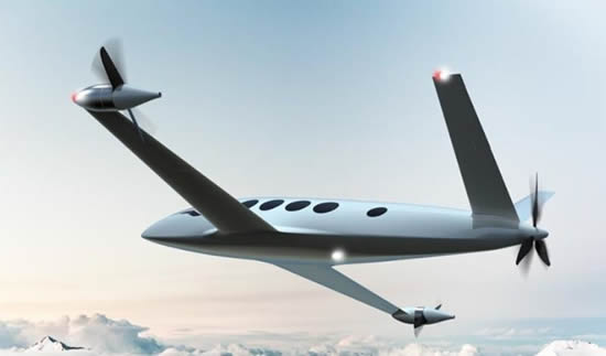 Eviation Alice. All-electric aircraft.