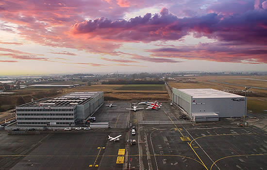 FAI Aviation Group Headquarters at Albrecht Duerer Intl Airport, Germany.