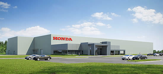 Rendering of Hondaet's new Greensboro facility.