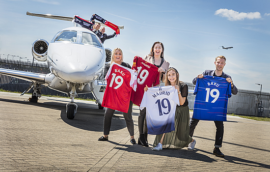 Private jet bookings soar ahead of all-English European football finals