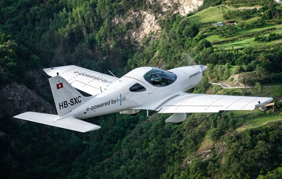 H55 zero emission electric airplane