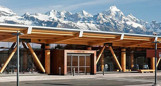 Jackson Hole Airport. 