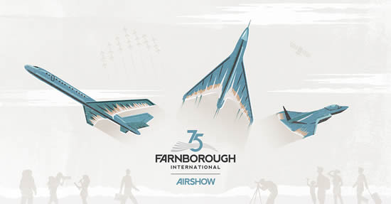 Farnborough International Airshow celebrates 75th anniversary