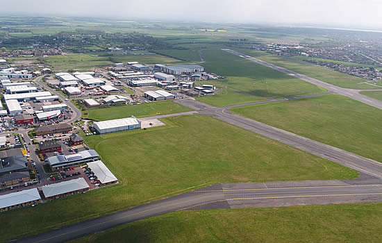 Plans unveiled for five new hangars at Blackpool Airport