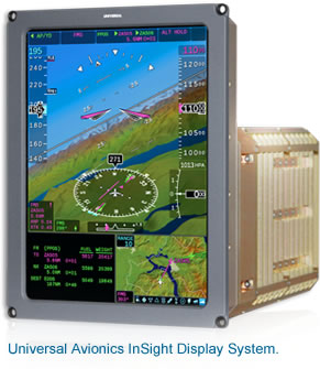 Universal Avionics InSight Display System.