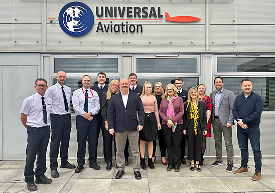Universal Aviation UK celebrates 40th anniversary