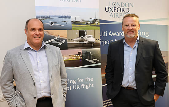 Alex Durand, CEO and John Dewing, Flight Operations Manager.