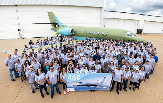 400th Citation Latitude rolls off the production line