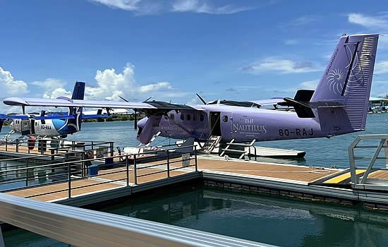 Trans Maldivian DHC Twin Otter floatplanes - the world's biggest seaplane operator