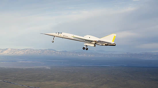 Successful flight of XB-1 demonstrator aircraft in March 2024.