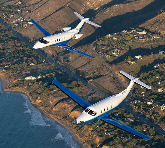 PlaneSense is the only fractional operator in the top 5 offering Pilatus PC-12 and PC-24 aircraft, which have certain benefits. Image courtesy of PlaneSense.
