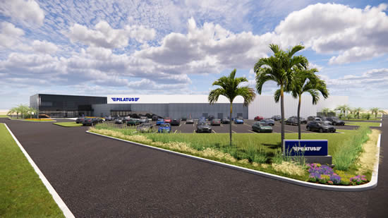 Swiss manufacturer of the PC-12 single-engine turboprop and PC-24 Super Versatile Jet inks deal to develop a factory-owned flagship sales, design, and service center in Bradenton, Florida