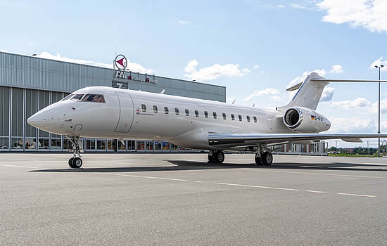 FAI Aviation Group's Bombardier Global Express.