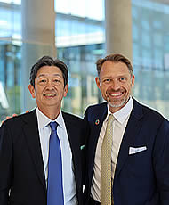 Toyota Motor COO Tetsuo “Ted” Ogawa and Joby Aviation's
Founder and CEO, JoeBen Bevirt | Photo: Toyota Motor Corporation.