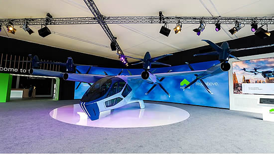 Supernal debuted its S-A2 eVTOL concept at Farnborough International Airshow in July this year.