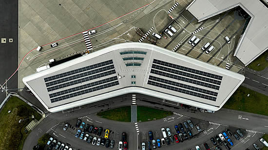 Farnborough Airport completes one of the largest solar installations in the South East