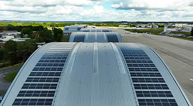 Farnborough Airport completes one of the largest solar installations in the South East