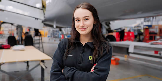 Kayla Tuohy, Apprentice Aviation Engineer, AAG.