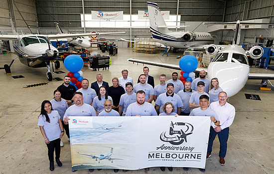 The Melbourne Service Center team celebrates 5 years of service in Australia.