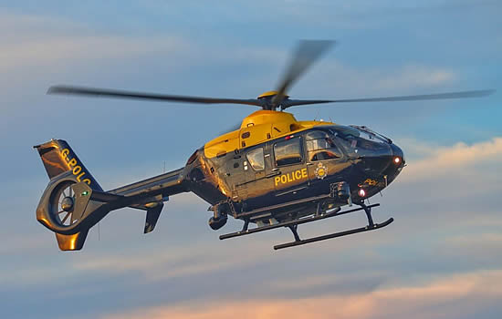 H135 helicopter in service with NPAS | © National Police Air Service.