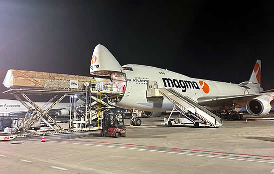 Magma Aviation and Intradco Global team up to transport 34 endurance horses to the AlFursan Endurance Cup