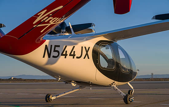 Joby’s all-electric air taxi at the company’s flight test facility in Marina, California | Credit: Joby Aviation.