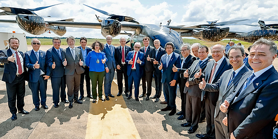 Eve conducts full-scale eVTOL prototype flight for Brazilian President Lula Eve conducts full-scale eVTOL prototype flight for Brazilian President Lula