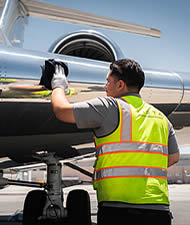 Vista aircraft maintenance at Van Nuys. Vista aircraft maintenance at Van Nuys.