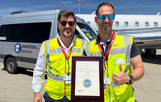 Universal Aviation Madrid achieves IS-BAH Stage II ahead of busy Med peak season Universal Aviation Madrid achieves IS-BAH Stage II ahead of busy Med peak season