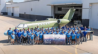 Textron celebrates 500th Cessna Citation CJ4 rllout as Gen3 era approaches Textron celebrates 500th Cessna Citation CJ4 rllout as Gen3 era approaches