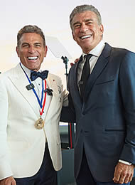 Flexjet Chairman Kenn Ricci (left) with Steve Varsano. Flexjet Chairman Kenn Ricci (left) with Steve Varsano.