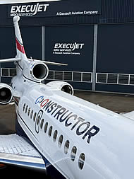 ExecuJet MRO Services Belgium completes extensive Falcon 7X project ExecuJet MRO Services Belgium completes extensive Falcon 7X project