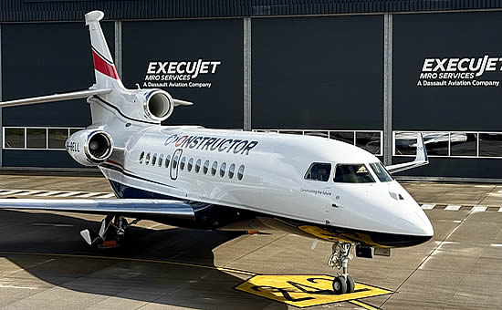ExecuJet MRO Services Belgium completes extensive Falcon 7X project ExecuJet MRO Services Belgium completes extensive Falcon 7X project