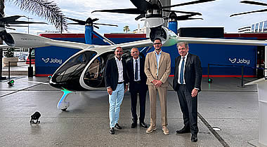 Nice Côte d’Azur Airport and partners unveil full-scale Joby electric air taxi mock-up Nice Côte d’Azur Airport and partners unveil full-scale Joby electric air taxi mock-up