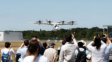 Vertical Aerospace makes history at Farnborough with first public eVTOL transition flight Vertical Aerospace makes history at Farnborough with first public eVTOL transition flight