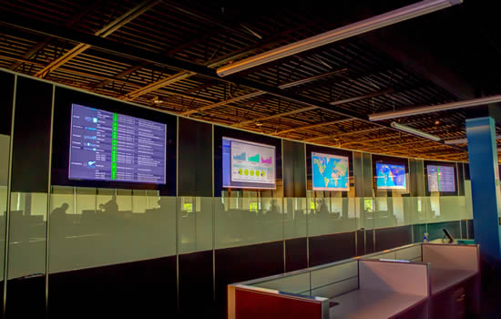 Satcom Direct Network Operations Centre, Melbourne, Florida.