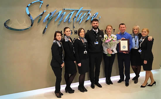 Signature's London Luton and Nice FBOs earn IS-BAH certification