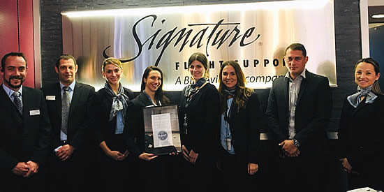 Signature's London Luton and Nice FBOs earn IS-BAH certification