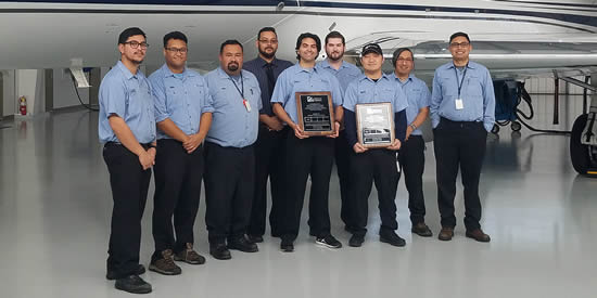 Meridian Teterboro and Meridian Hayward complete Gulfstream service training